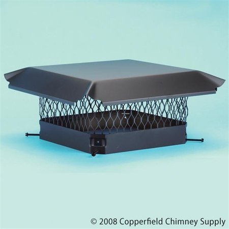 HY-C HY-C COMPANY 05105 9 in. x 18 in. Hy-C Black Chimney Cap 5105